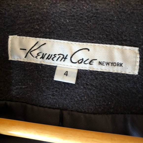 Kenneth Cole grey coat size 4 - Picture 3 of 7